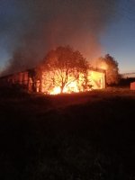 Пожар в в д. Степачево Устюженского района