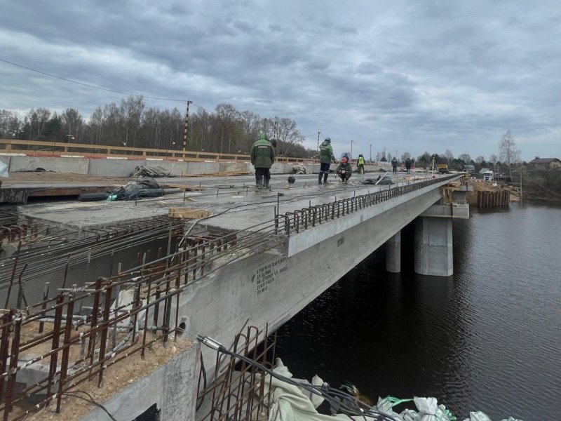 Готовность Кувшиновского моста в Вологде составляет почти две трети