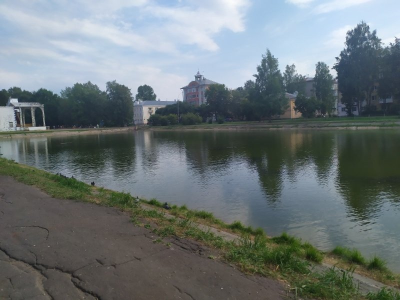 Второй этап благоустройства парка Ветеранов проходит в Вологде