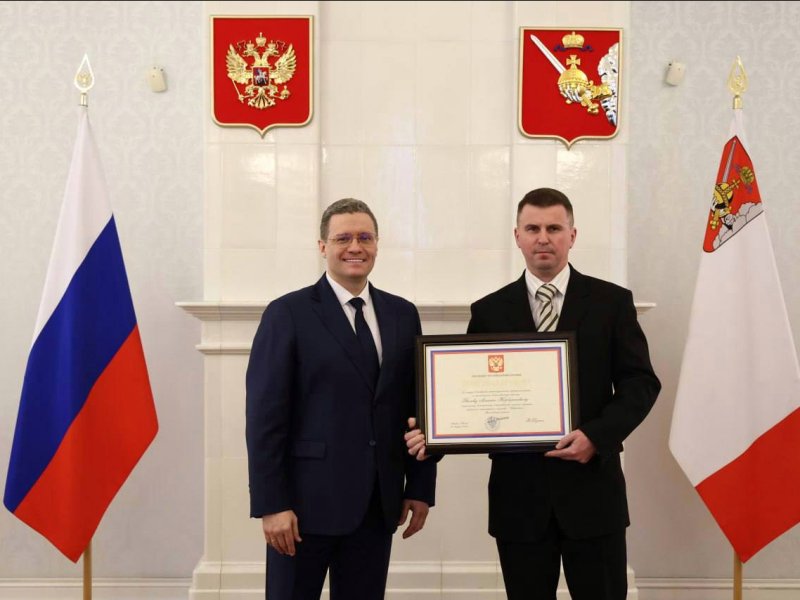 Георгий Филимонов вручил государственные награды Президента Российской Федерации сотрудникам компании «Северсталь»